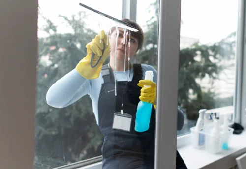 Nettoyage de vitres intérieures et extérieures à Sanchey